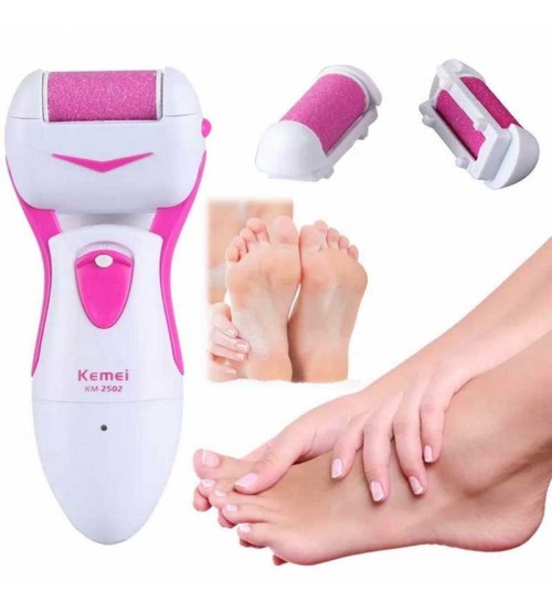 Kemei Electric Foot Callus Remover with 2 Replacement KM-2502